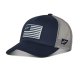 kšiltovka FLAG SNAP HAT - modrá/šedá