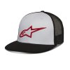 kšiltovka CORP TRUCKER - bílá/černá/červená