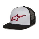kšiltovka CORP TRUCKER - bílá/černá/červená