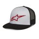 kšiltovka CORP TRUCKER - bílá/černá/červená