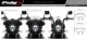 Polokapotáž s plexi Sport Batwing SML 21075 Matt KAWASAKI VULCAN S (15-25)