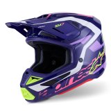 SUPERTECH SM7 DEED - fialová/růžová/bílá/žlutá fluo