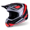 SUPERTECH SM7 RISE - černá/stříbrná/červená fluo