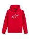 AGELESS HOODIE 3 - červená/bílá