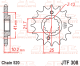 JTF 308-14RB Honda/Yamaha/Aprilia
