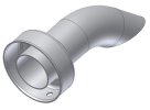 50.DK.020.0 dB killer GP - OVAL - X-CONE Ø35 - Ø61 - L.140 mm