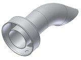 50.DK.020.0 dB killer GP - OVAL - X-CONE Ø35 - Ø61 - L.140 mm