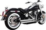 17341 Kompletní výfuk Big Shots Staggered chrom, Harley-Davidson Softail (18-24)
