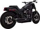 47341 Kompletní výfuk Big Shots Staggered černá, Harley-Davidson Softail (18-24)