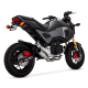 14333 Kompletní výfuk Grom Hi-Output Hooligan broušená nerez, Honda Grom (17-20), Grom ABS (17-20)