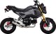 14333 Kompletní výfuk Grom Hi-Output Hooligan broušená nerez, Honda Grom (17-20), Grom ABS (17-20)