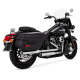 16312 Výfukové koncovky Eliminator 300 chrom, Harley-Davidson Softail (18-26)