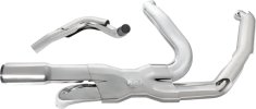 16371 Svody výfuku Power Duals chrom, Harley-Davidson Touring (17-25)