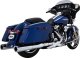 16371 Svody výfuku Power Duals chrom, Harley-Davidson Touring (17-25)
