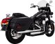 16379 Výfukové koncovky Twin Slash 3" chrom, Harley-Davidson Softail (18-24)