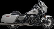 16468 Výfukové koncovky Hi-Output tmavý chrom, Harley-Davidson Touring (17-26)