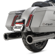 16468 Výfukové koncovky Hi-Output tmavý chrom, Harley-Davidson Touring (17-26)