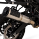 16533 Výfuková koncovka Adventure Hi-Output 450 broušená nerez, Harley-Davidson Pan America (21-26)
