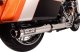 16721 Výfukové koncovky Supersport chrom, Harley-Davidson Touring (17-26)