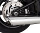 16750 Výfuková koncovka Softail Twin Slash Round chrom, Harley-Davidson Softail (25-26)