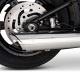 16750 Výfuková koncovka Softail Twin Slash Round chrom, Harley-Davidson Softail (25-26)