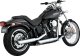 16834 Výfukové koncovky Twin Slash 3" chrom, Harley-Davidson Softail (07-09)