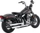 16842 Výfukové koncovky Twin Slash 3" chrom, Harley-Davidson Softail (07-09)