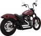 17333 Kompletní výfuk Shortshots Staggered chrom, Harley-Davidson Softail (18-24)
