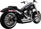 17335 Kompletní výfuk Shortshots Staggered chrom, Harley-Davidson Softail (18-24)