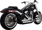 17335-22 Kompletní výfuk Shortshots Staggered chrom, Harley-Davidson Softail (18-22)
