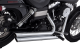 17958 Kompletní výfuk Big Shots Staggered chrom, Harley-Davidson Dyna (06-09)