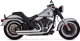 17959 Kompletní výfuk Big Shots Staggered chrom, Harley-Davidson Softail (86-09)