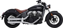 18323 Výfukové koncovky Twin Slash 3" chrom, Indian Scout (15-24)