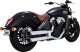 18323 Výfukové koncovky Twin Slash 3" chrom, Indian Scout (15-24)