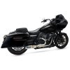 27321 Kompletní výfuk Hi-Output RR broušená nerez, Harley-Davidson Touring (17-24)