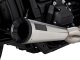 27323 Kompletní výfuk Stainless 2-1 Upsweep broušená nerez, Harley-Davidson Softail (18-24)