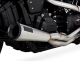 27323 Kompletní výfuk Stainless 2-1 Upsweep broušená nerez, Harley-Davidson Softail (18-24)
