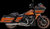 27345 Kompletní výfuk Supersport 2-1 broušená nerez, Harley-Davidson Touring (17-26)