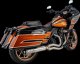 27345 Kompletní výfuk Supersport 2-1 broušená nerez, Harley-Davidson Touring (17-26)