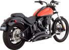 46079 Kompletní výfuk Big Radius 2-2 černá, Harley-Davidson Softail (86-09)