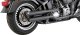 46343 Výfukové koncovky Twin Slash 3" černá, Harley-Davidson Softail (10-17)