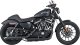46361 Výfukové koncovky Twin Slash 3" černá, Harley-Davidson Sportster (14-22)