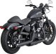 46361 Výfukové koncovky Twin Slash 3" černá, Harley-Davidson Sportster (14-22)