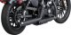 46361 Výfukové koncovky Twin Slash 3" černá, Harley-Davidson Sportster (14-22)