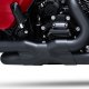 46371 Svody výfuku Power Duals černá, Harley-Davidson Touring (17-25)