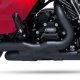 46371 Svody výfuku Power Duals černá, Harley-Davidson Touring (17-25)