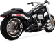 46375 Kompletní výfuk Big Radius 2-2 černá, Harley-Davidson Softail (18-24)