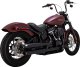 46376 Výfukové koncovky Twin Slash 3" černá, Harley-Davidson Softail (18-26)