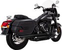 46379 Výfukové koncovky Twin Slash 3" černá, Harley-Davidson Softail (18-24)