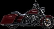 46672 Výfukové koncovky Twin Slash Round černá, Harley-Davidson Touring (17-26)
